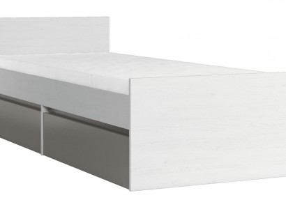 Jugendbett Kinderbett Kids Design Modern Kinderzimmer Bett 90 cm Bettkasten Neu